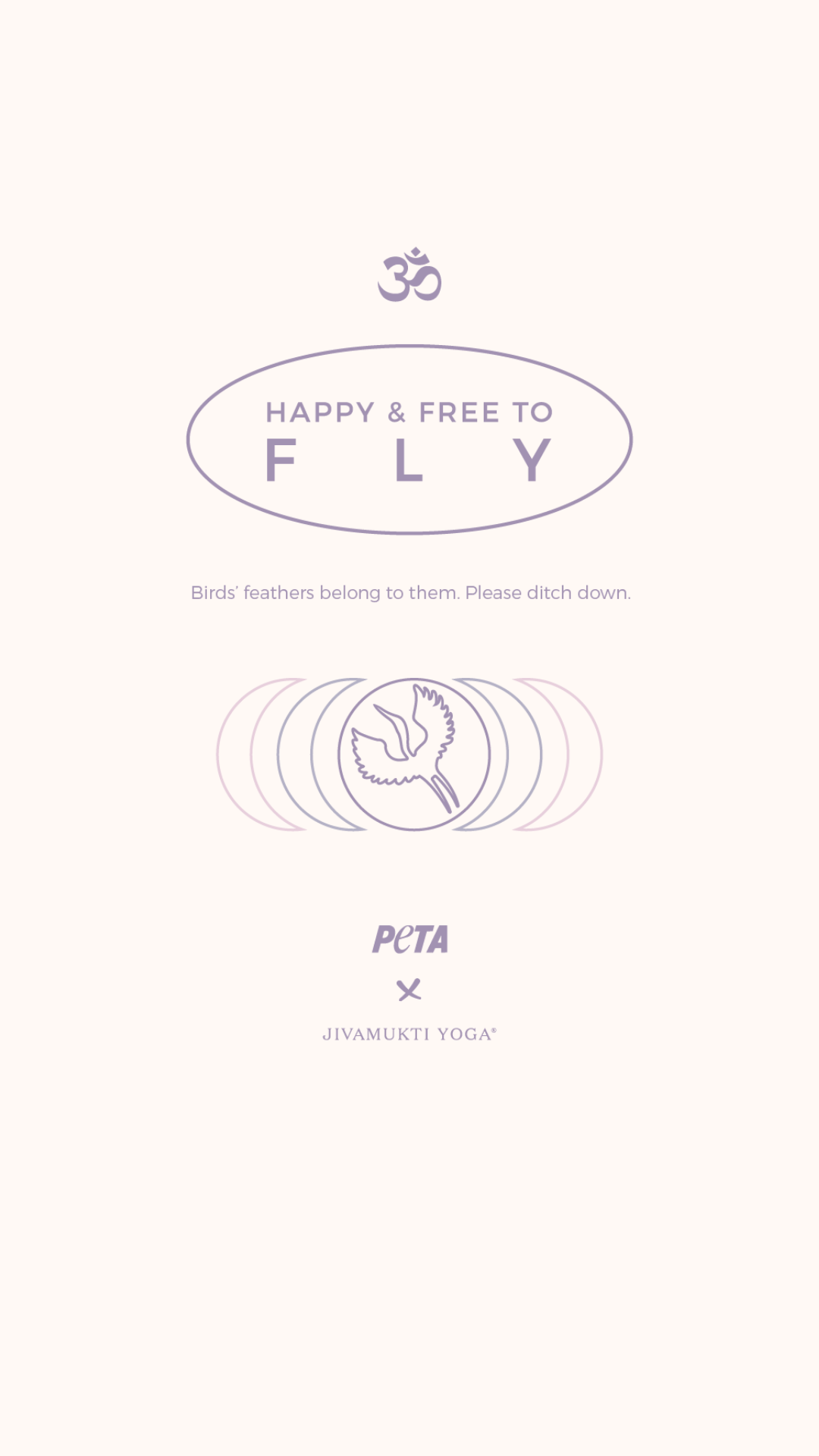 PETA x Jivamukti T-Shirt FLY
