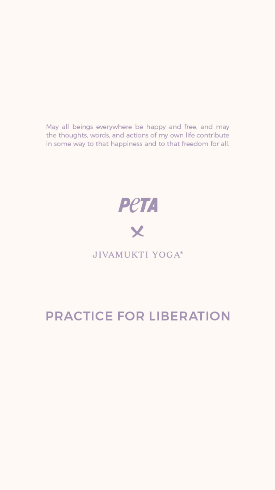 PETA x Jivamukti T-Shirt FLY