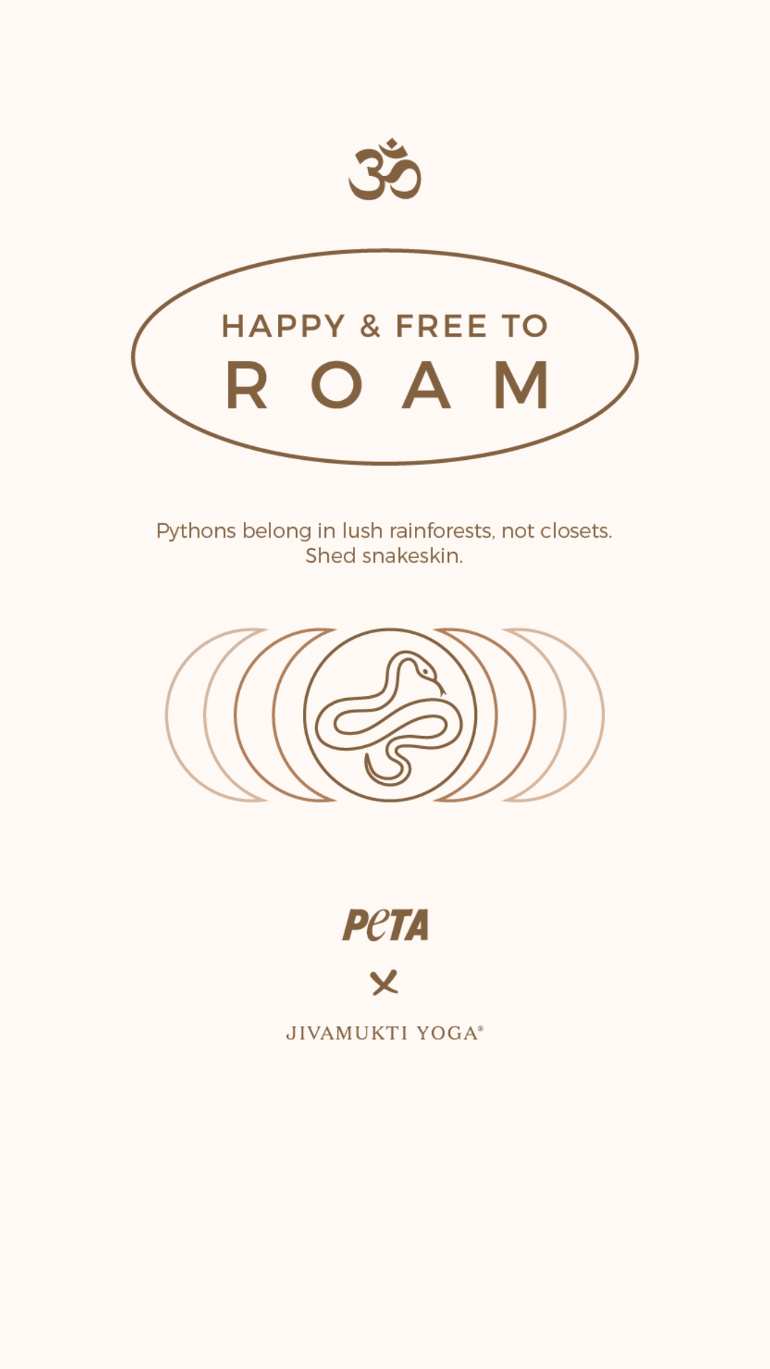 PETA x Jivamukti T-Shirt ROAM