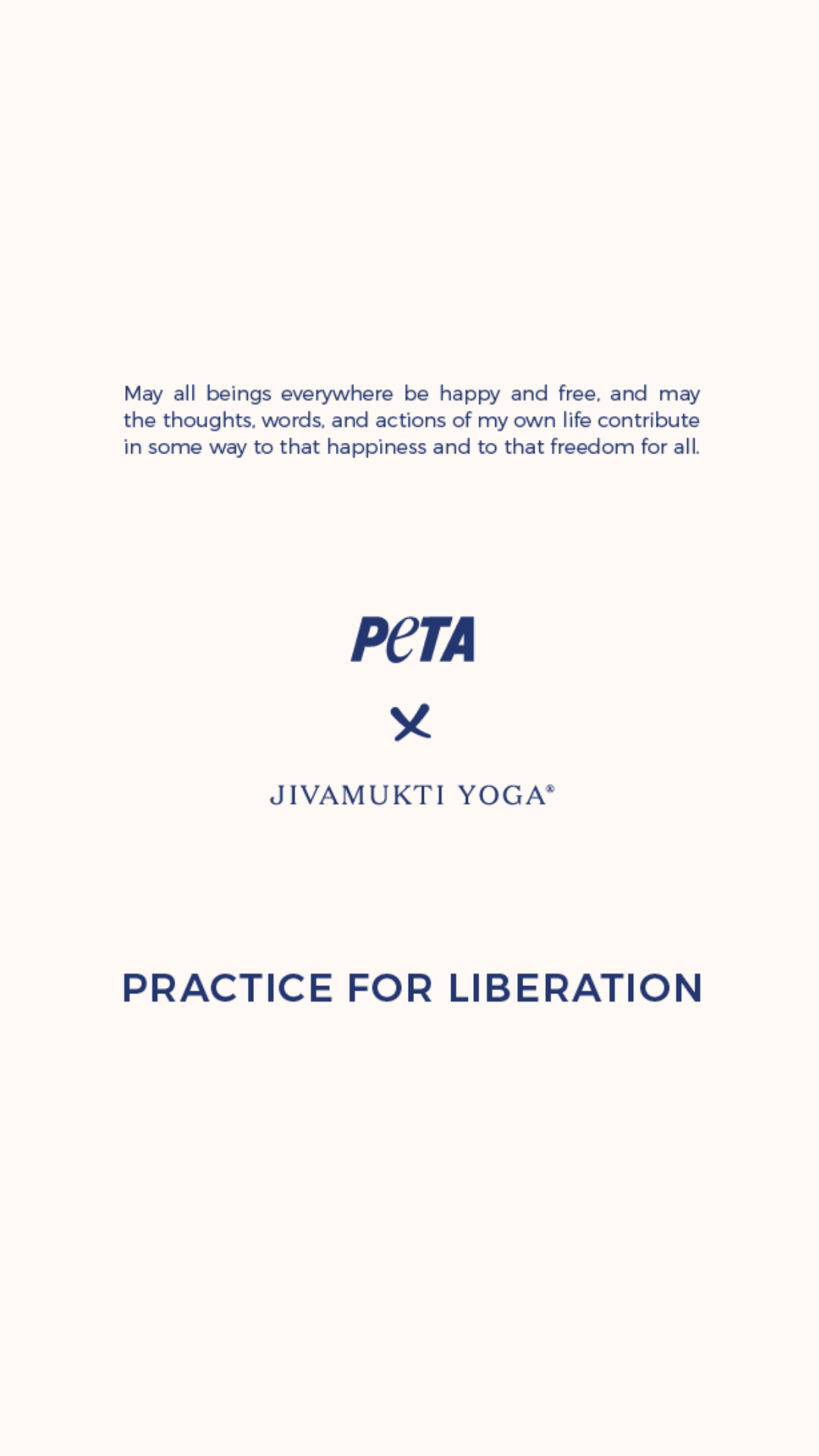 PETA x Jivamukti T-Shirt SWIM