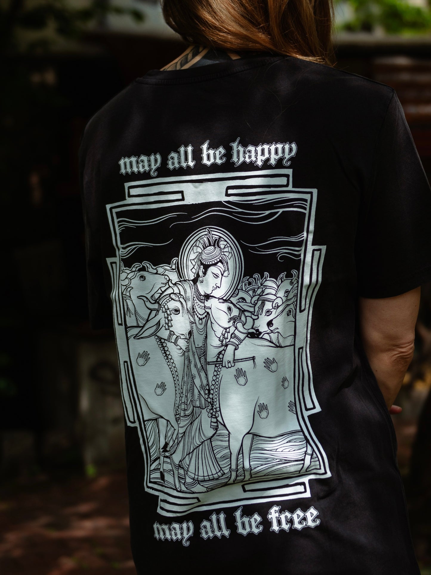 JIVAMUKTI YOGA x DHARMA108 "Ahimsa" white