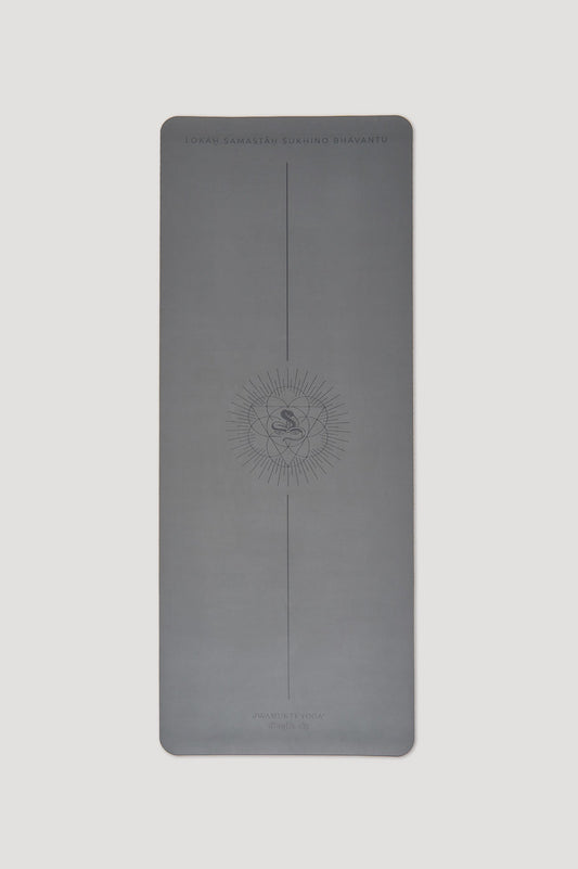 The Jivamukti Yoga Mat - Slate Grey