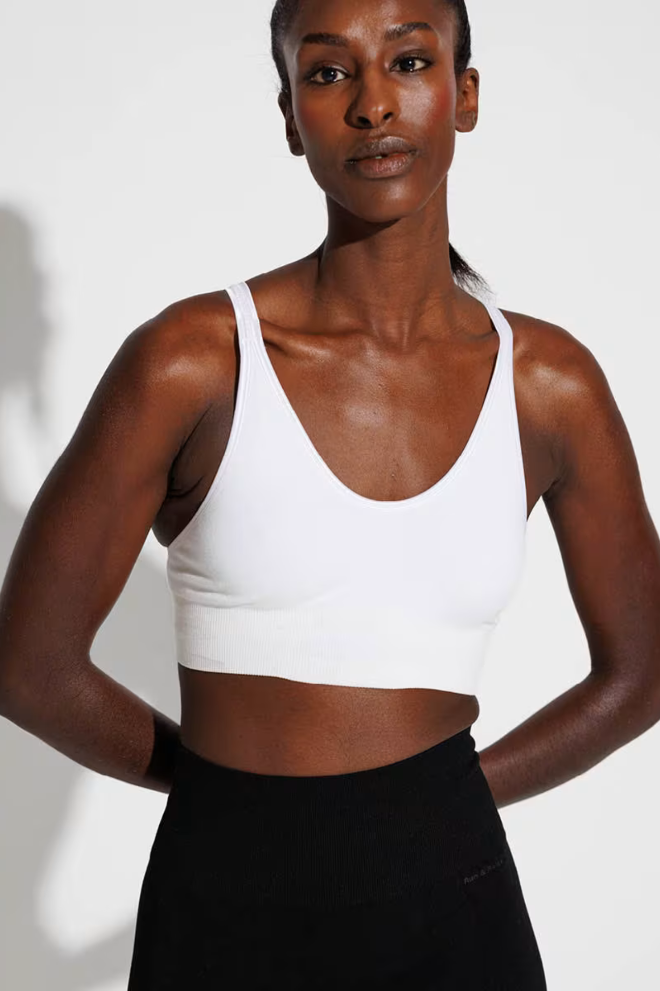 Run & Relax Leyla Bamboo Bra - Pure White