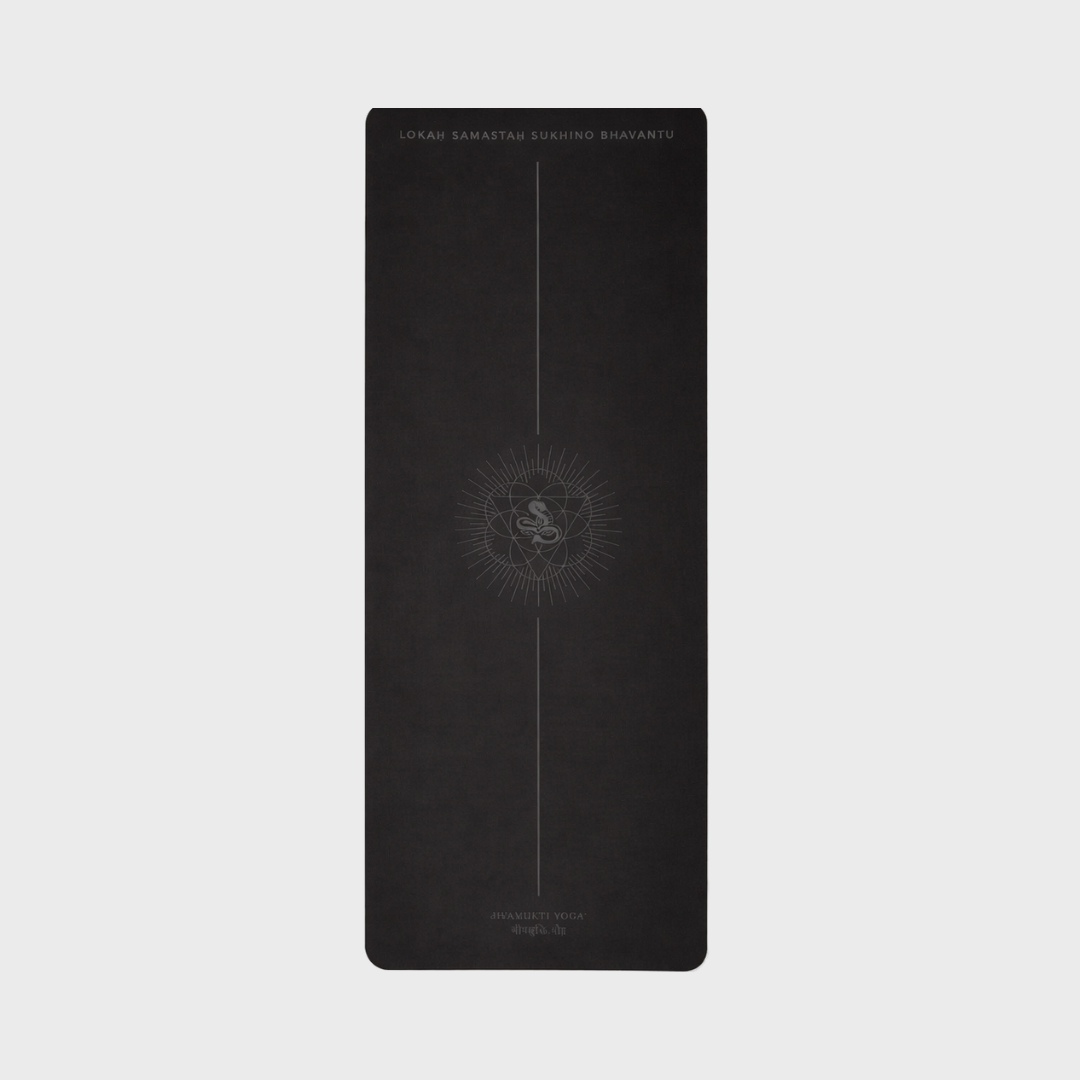 The Jivamukti Yoga Close-To-Perfect Travel Mat Black
