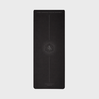 The Jivamukti Yoga Close-To-Perfect Travel Mat Black