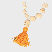 Tulsi Malas - Orange Tassel