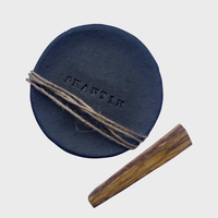 Palo Santo Plate Extra Dark Stoneware
