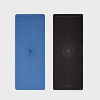 The Jivamukti Yoga Close-To-Perfect Travel Mat Black