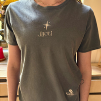 Light on Tribe Tour T-Shirt - Womens Charcoal