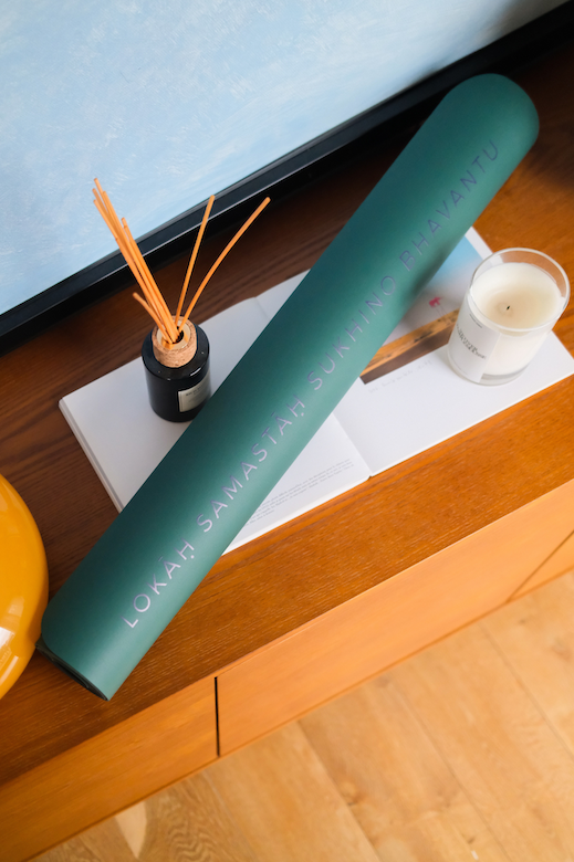 The Jivamukti Yoga Travel Mat - Sea Green