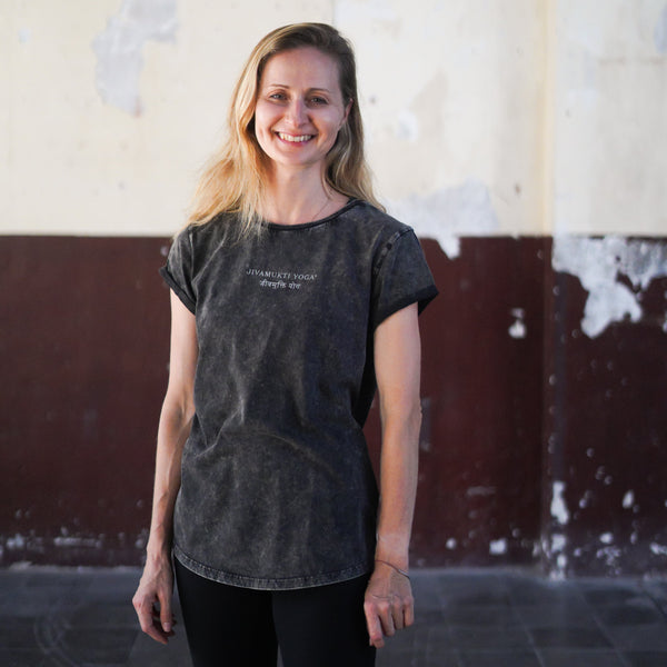 Jivamukti Acid Washed Women's T-Shirt