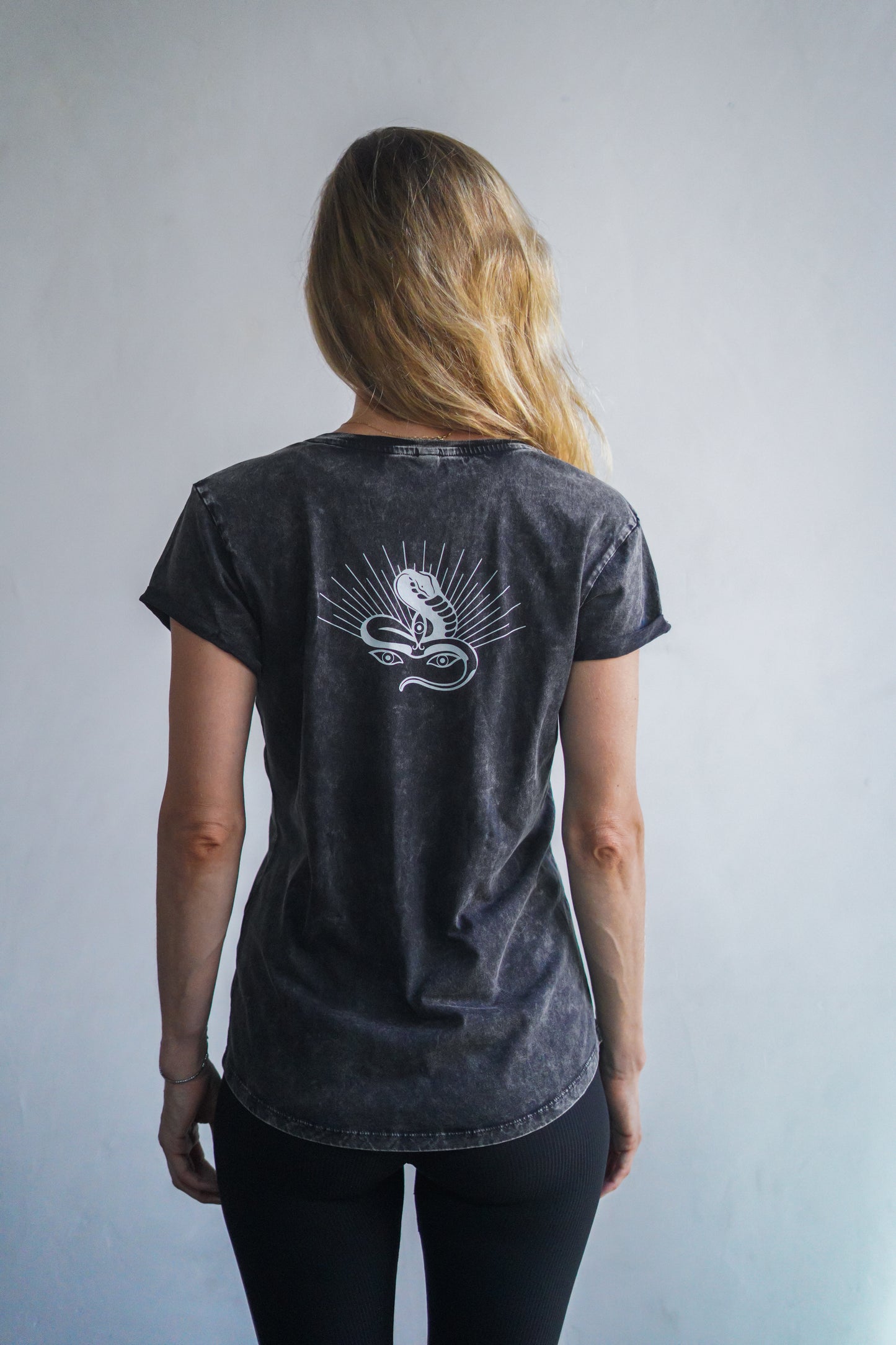 Jivamukti Acid Washed Women's T-Shirt