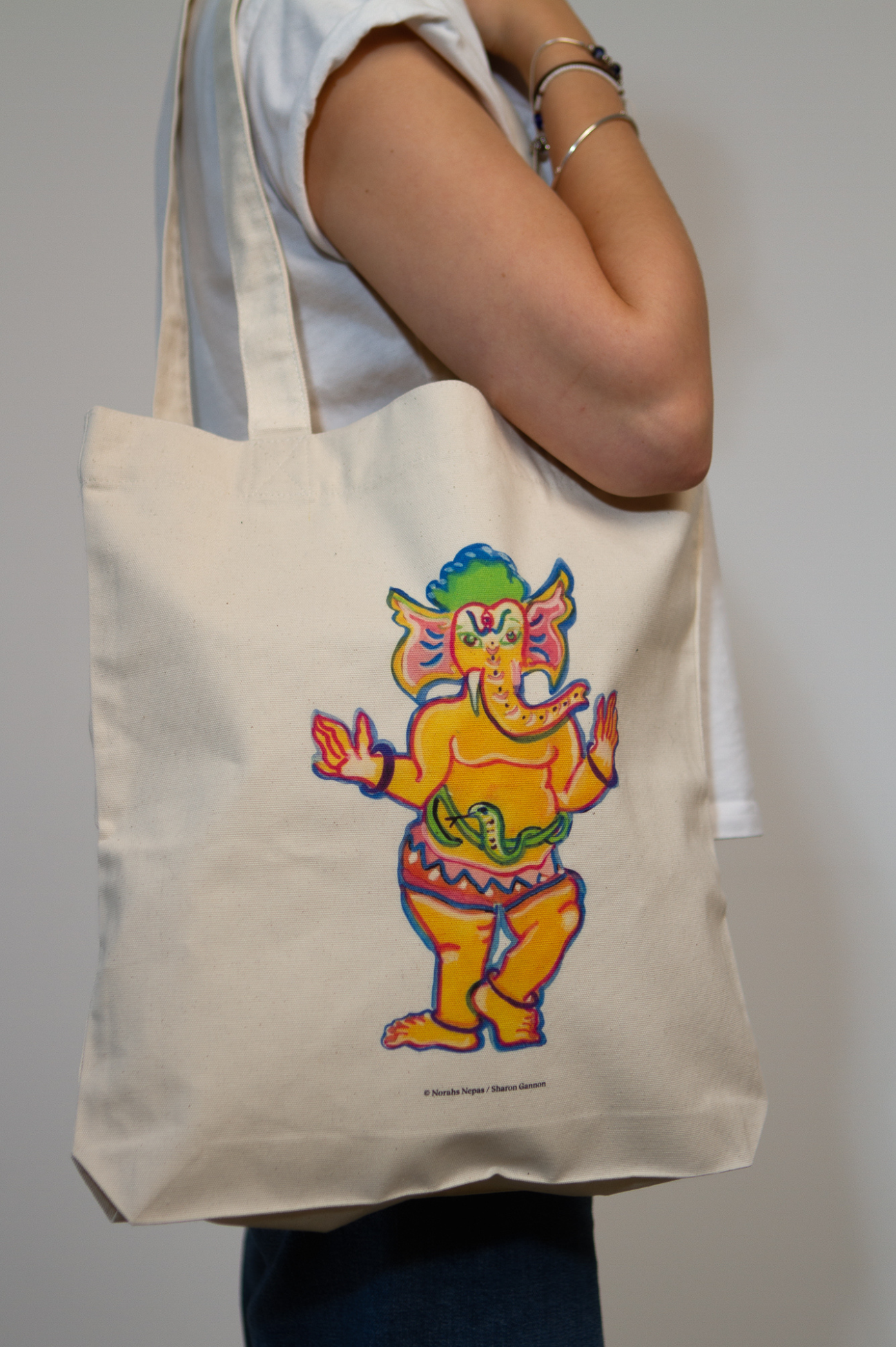 Ganesha Tote Bag by Sharon Gannon