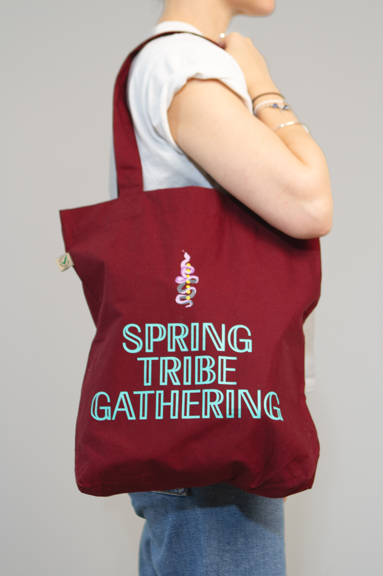 SPRING TRIBE Tote Bag - Red