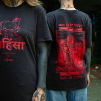 JIVAMUKTI YOGA x DHARMA108 "Ahimsa" Dark red