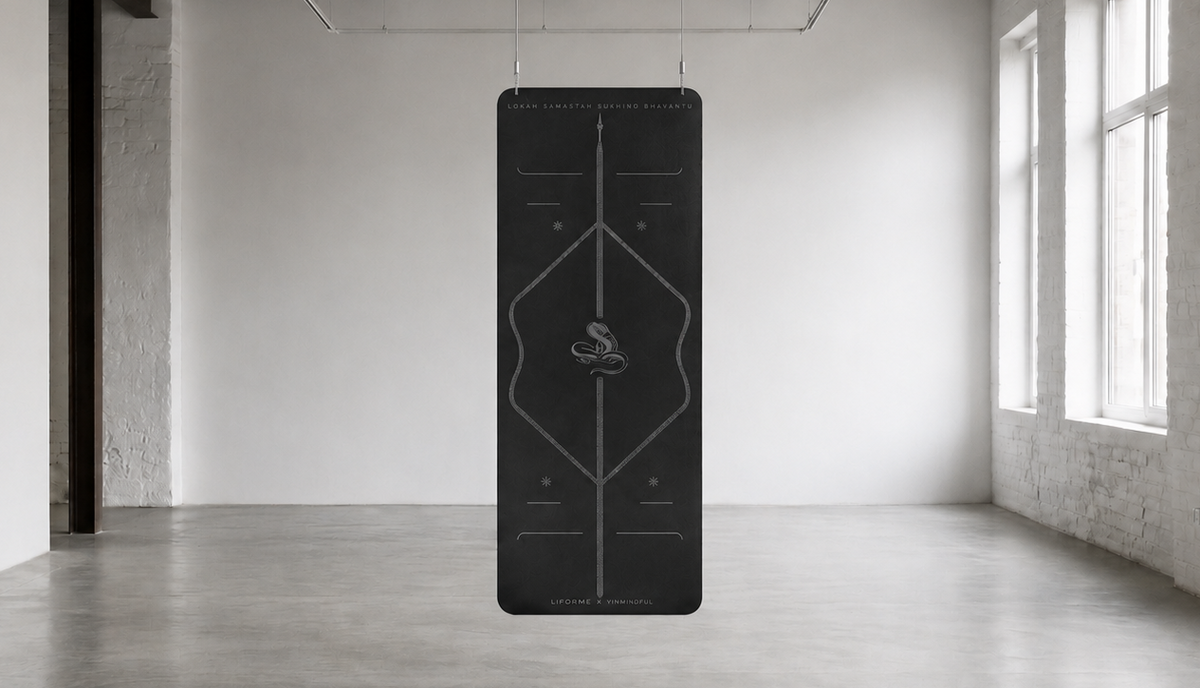 Liforme x Jivamukti Yoga Travel Mat