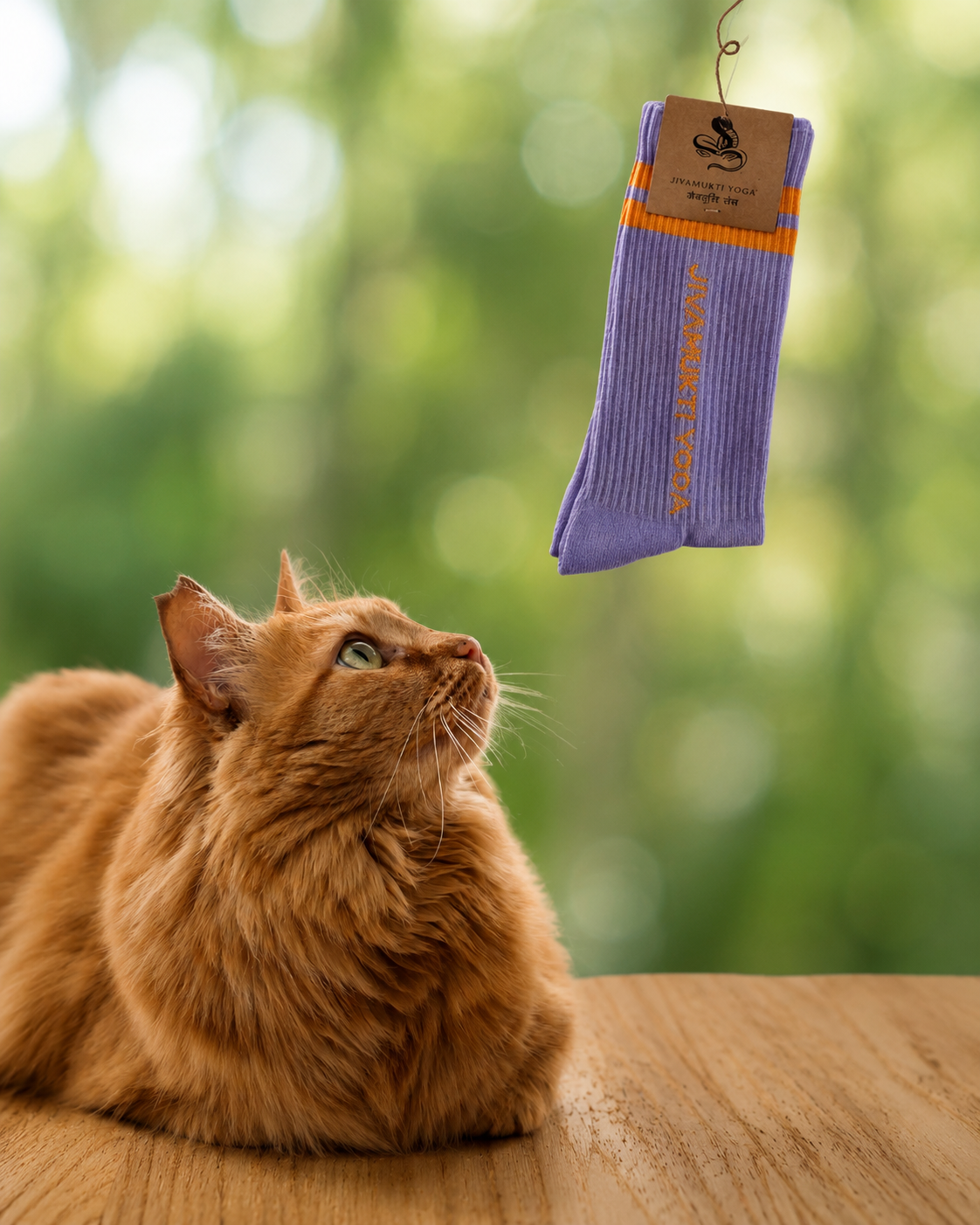 Jivamukti Socks Lilac/Orange