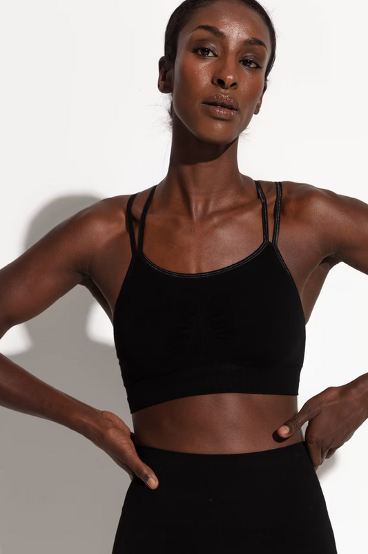 Run & Relax Yoga Bra - Beautiful Black