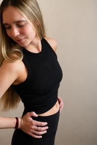 Crop Top Jivamukti Yoga (Black)