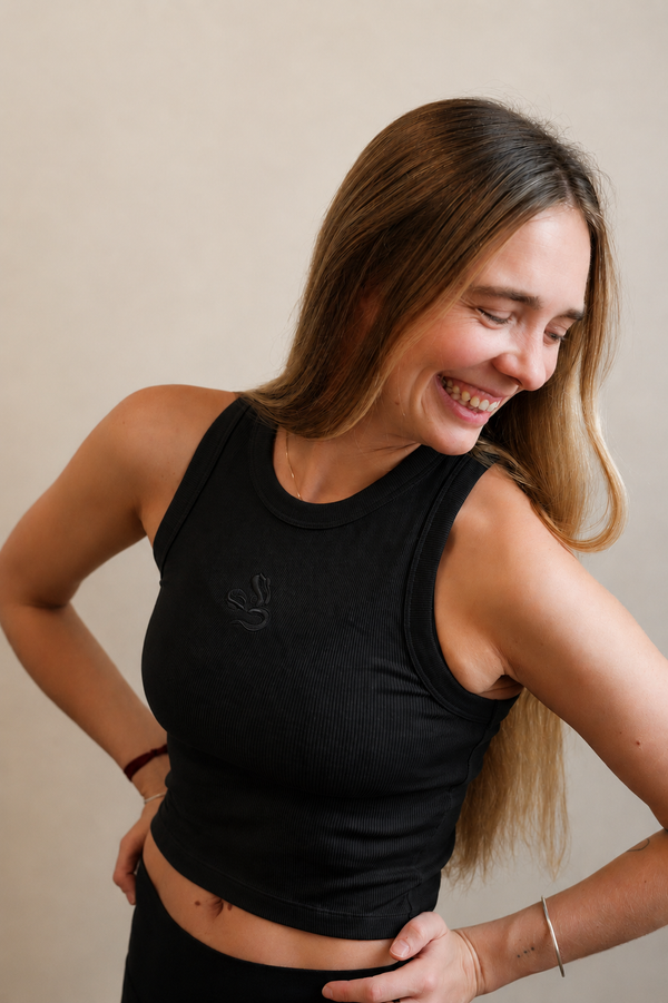 Crop Top Jivamukti Yoga (Black)
