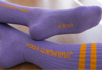 Jivamukti Socks Lilac/Orange